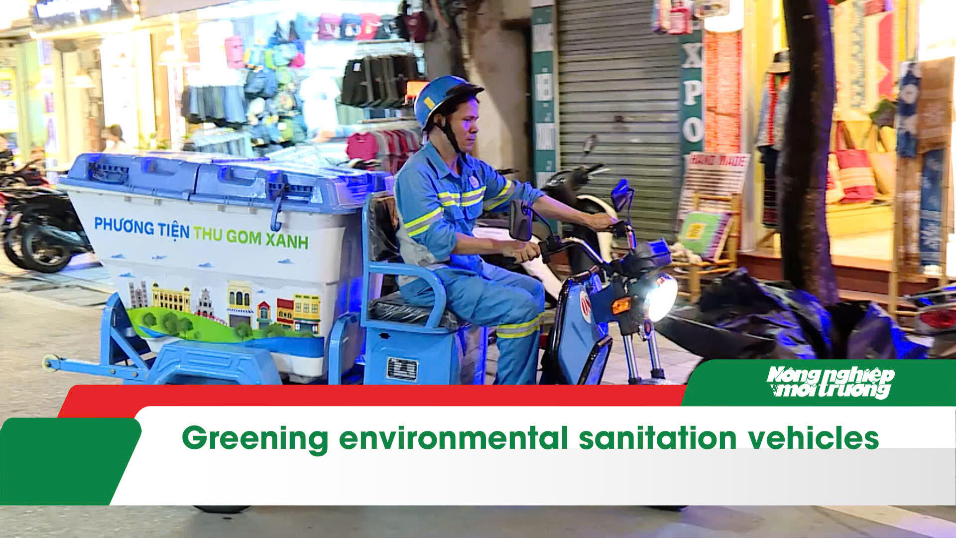 Greening environmental sanitation vehicles